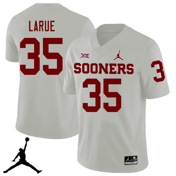 Oklahoma Sooners #35 Ronnie LaRue 2018 College Football Jerseys Sale-White